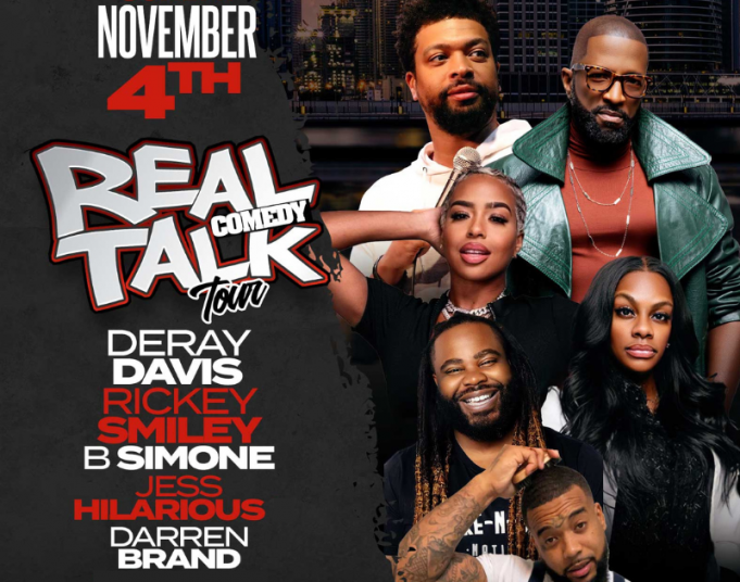 Real Talk Comedy Tour: DeRay Davis, Lil Duval, DC Young Fly, Chico Bean & Jess Hilarious at Chaifetz Arena
