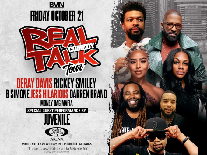 Real Talk Comedy Tour: DeRay Davis, Rickey Smiley, Chico Bean & Jess Hilarious [CANCELLED]