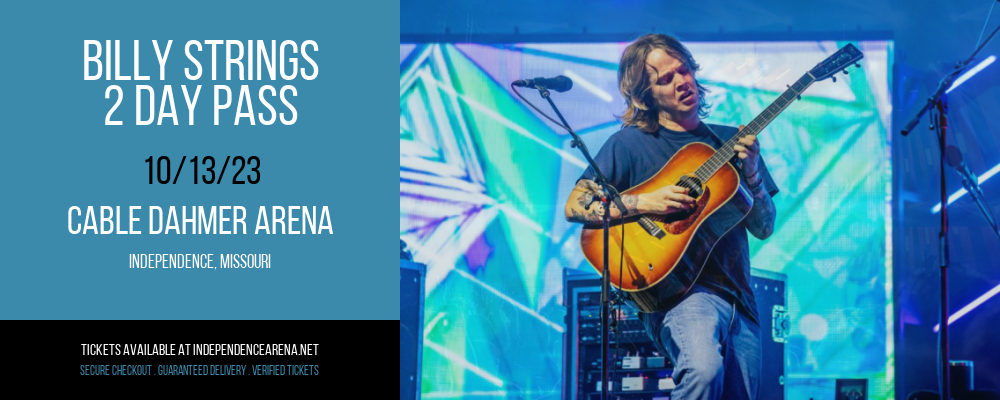 Billy Strings at Cable Dahmer Arena